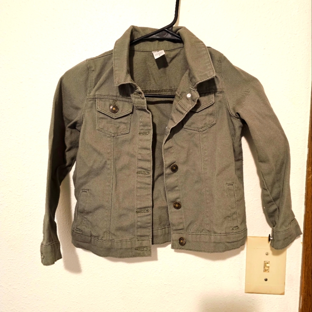 Carters Kid's Olive Green Jacket Size 8